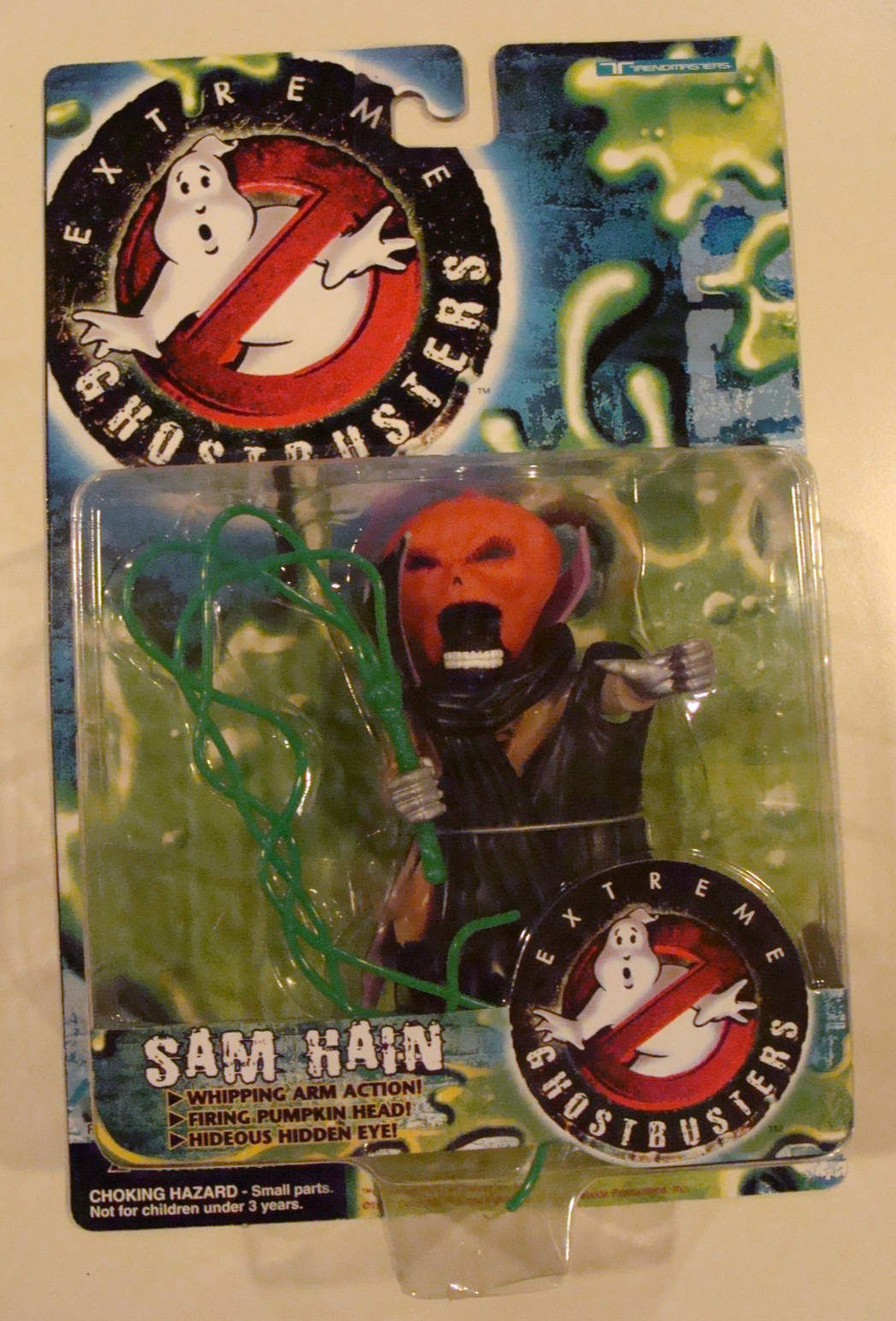 1997 Trendmasters  Extreme Ghostbusters ~Sam Hain~ figure..BRAND NEW/SEALED..