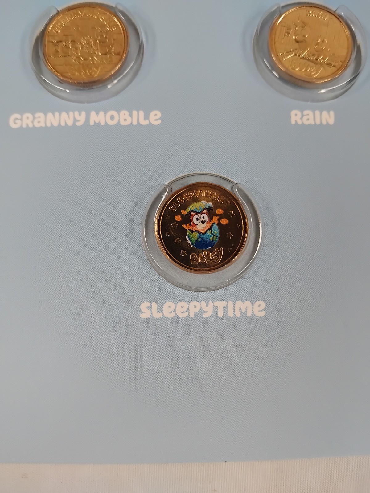 Bluey 2026 $2 Uncirculated Set With Coloured Sleepytime Coin Bluey 2026 $2 Uncirculated Set With Coloured Sleepytime Coin