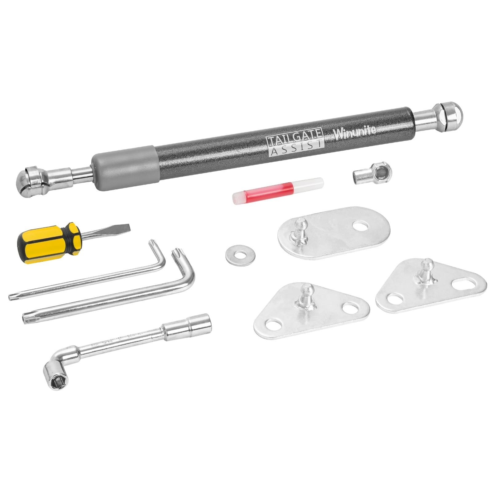SUNPIE Compatible with 2015-2025 F150 Tailgate Assist Stainless Steel Material