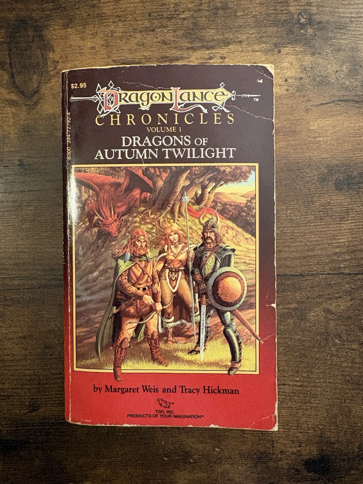 Dragonlance Chronicles Dragons Of Autumn Twilight Weis Hickman 1st print (1984)