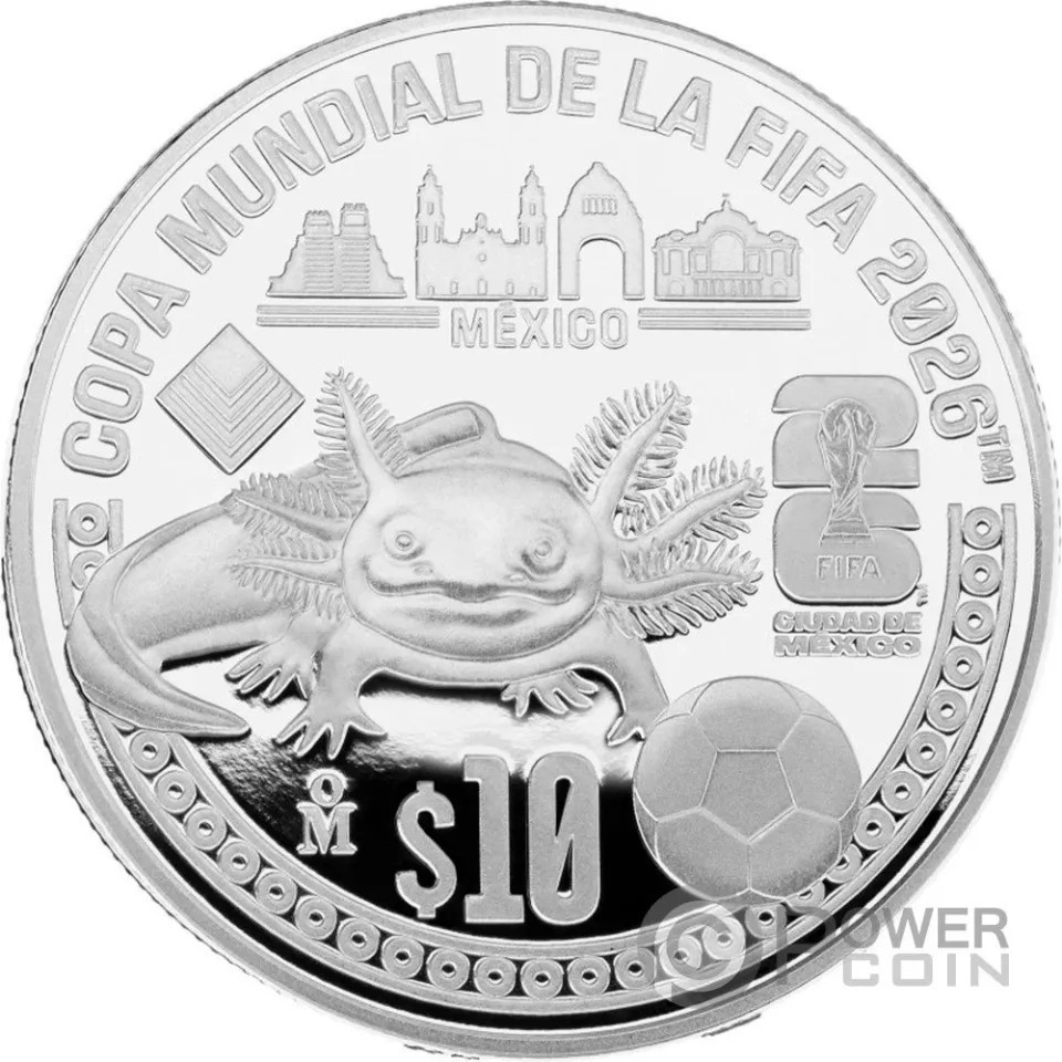 FIFA WORLD CUP Axolot Coin Peso Mexico 2026