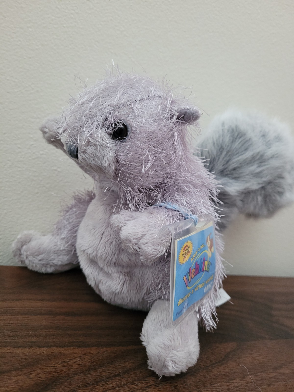 Ganz Webkinz Grey Squirrel HM203 Plush Stuffed Animal Brand New w/Sealed Code