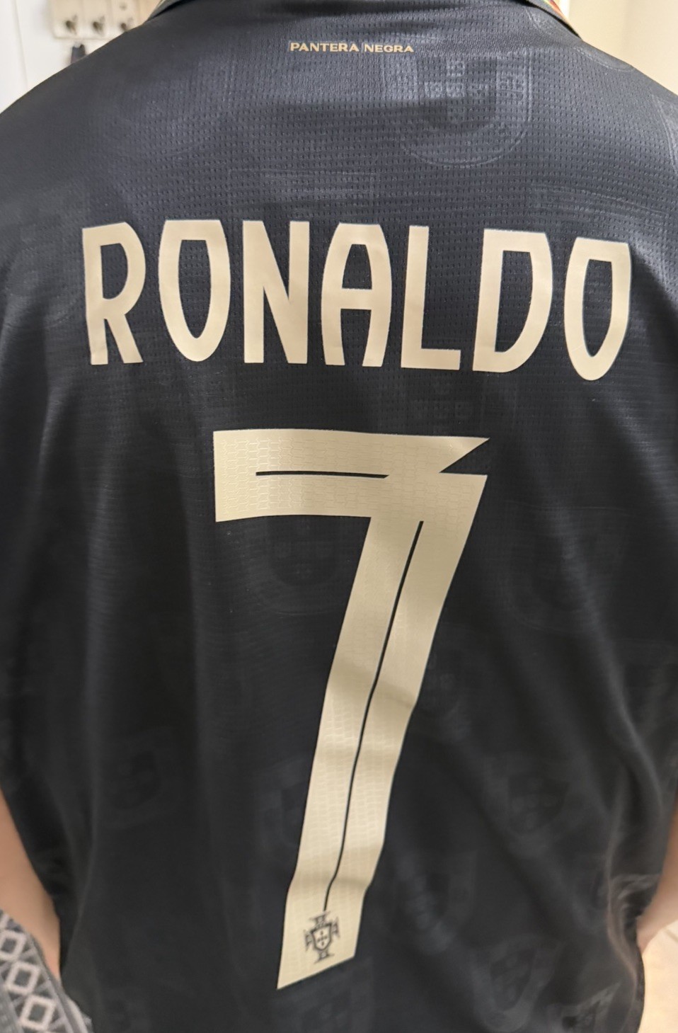 PUMA Cristiano Ronaldo #7 Portugal Red Short Sleeve Soccer Jersey Men’s M
