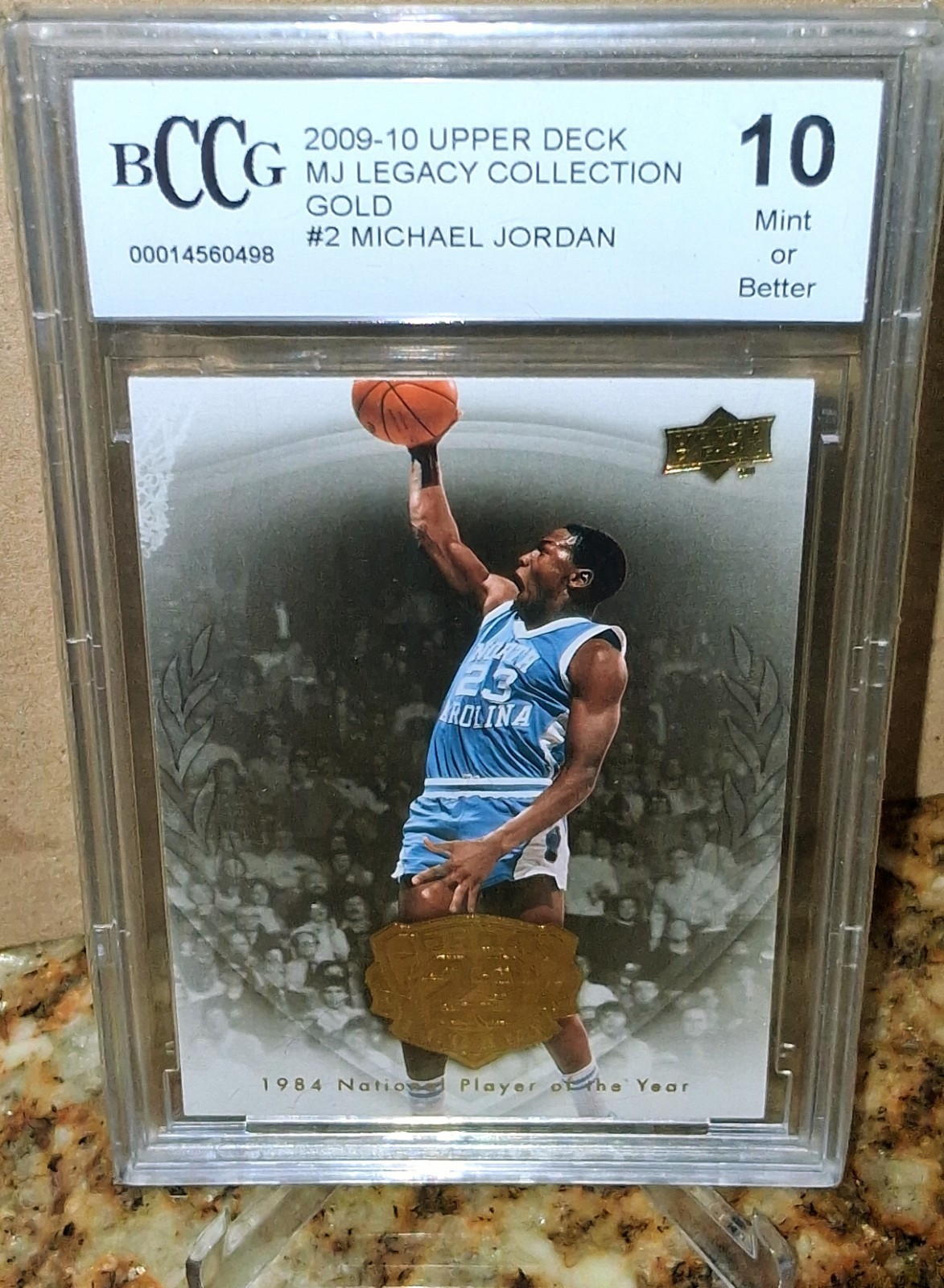 2009-10 Upper Deck Jordan Legacy Hall of Fame Edition - Michael Jordan No. 2 2009-10 Upper Deck Jordan Legacy Hall of Fame Edition - Michael Jordan No. 2