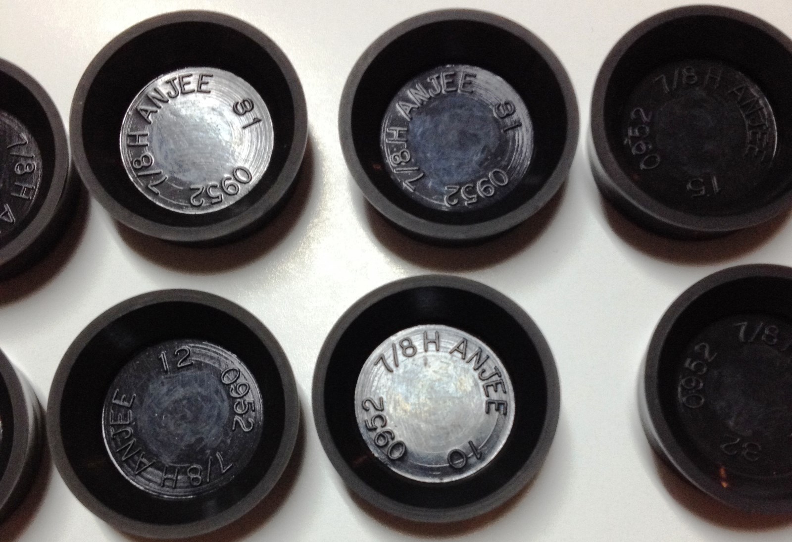Lot 12 Rubber Wheel Cylinder Cup 7/8\