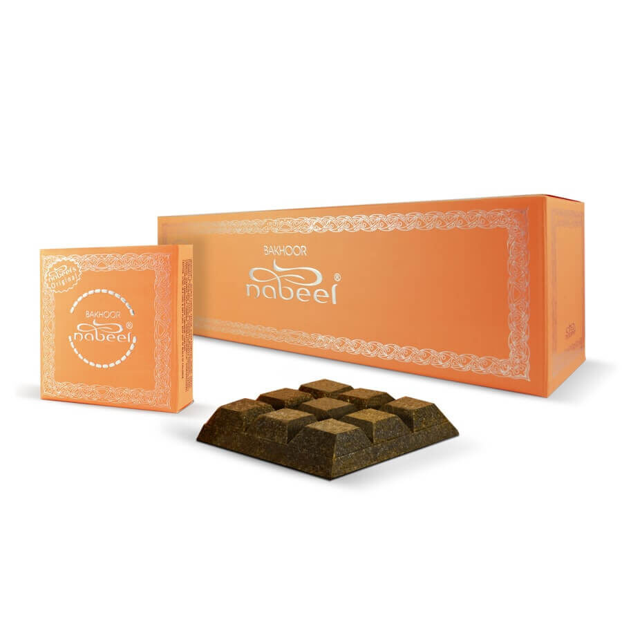 Nabeel Bakhoor 40gm Incense Bukhoor Squares Mamoul Incense Dozen Pack