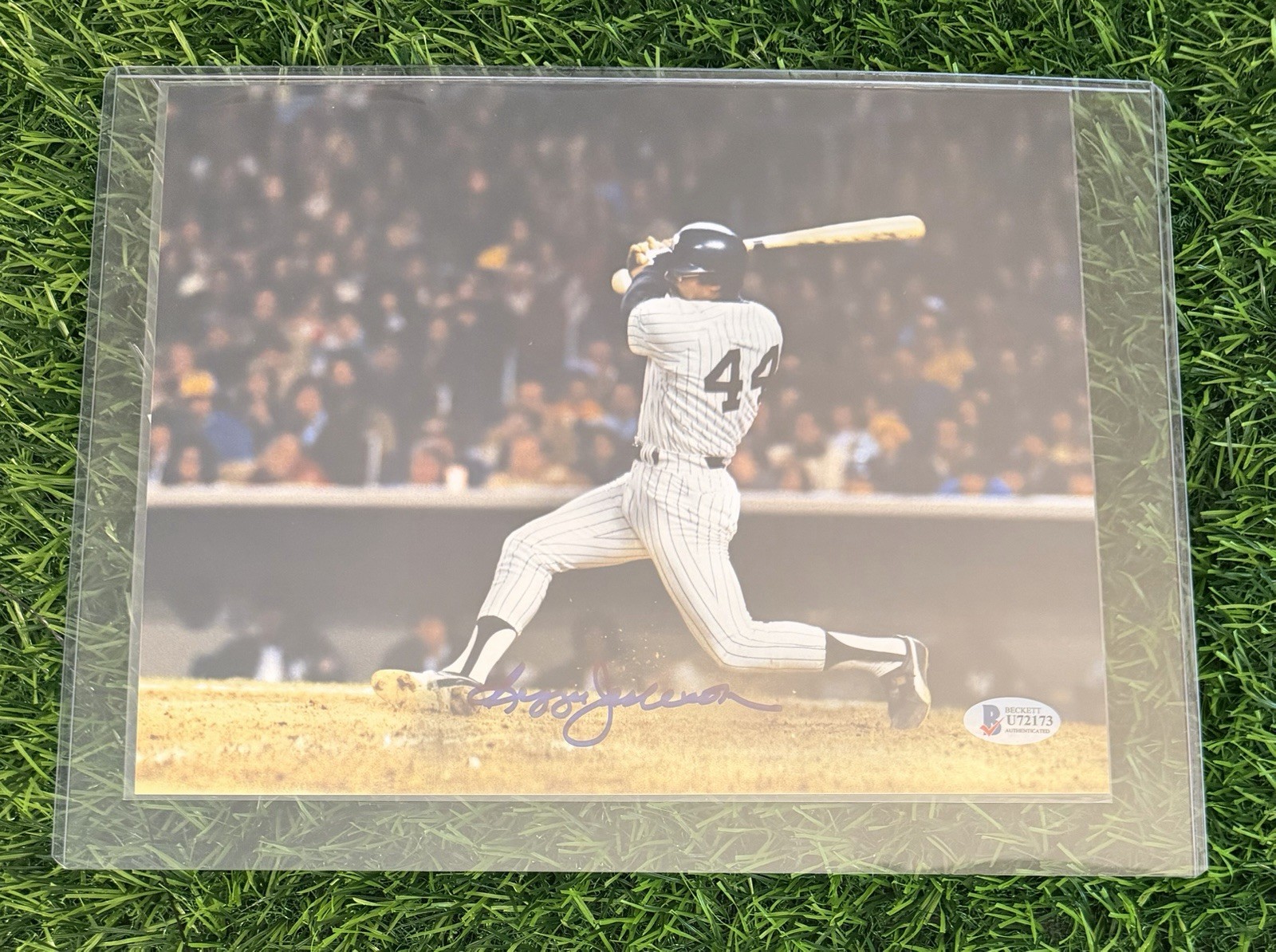 Reggie Jackson Autographed Signed 8x10 Photo New York Yankees Beckett BAS