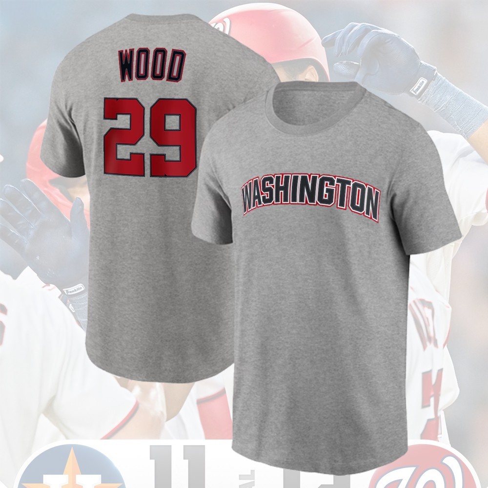 HOT - James Wood #29 Washington Nationals 2026 Player Name & Number Gift For Fan