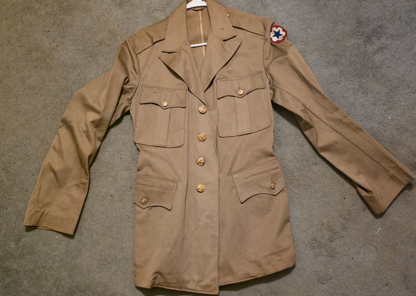WWII US Army Jacket Army patch WWII US Army Jacket Army patch