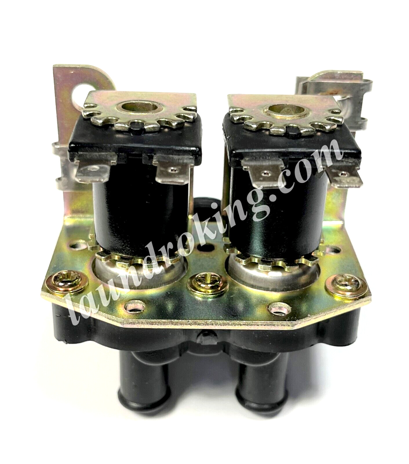 9379-184-001  DEXTER BLACK  2 WAY 110V INLET VALVE  WITH SPEED NUTS 9379-183-003