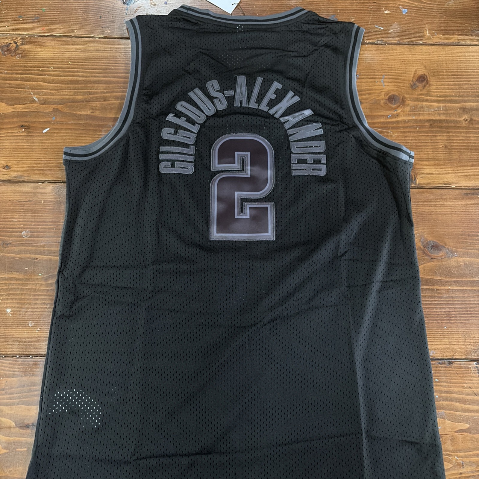 SGA OKC Men’s XL Jersey Alexander Thunder NBA Stitched New blacked out New