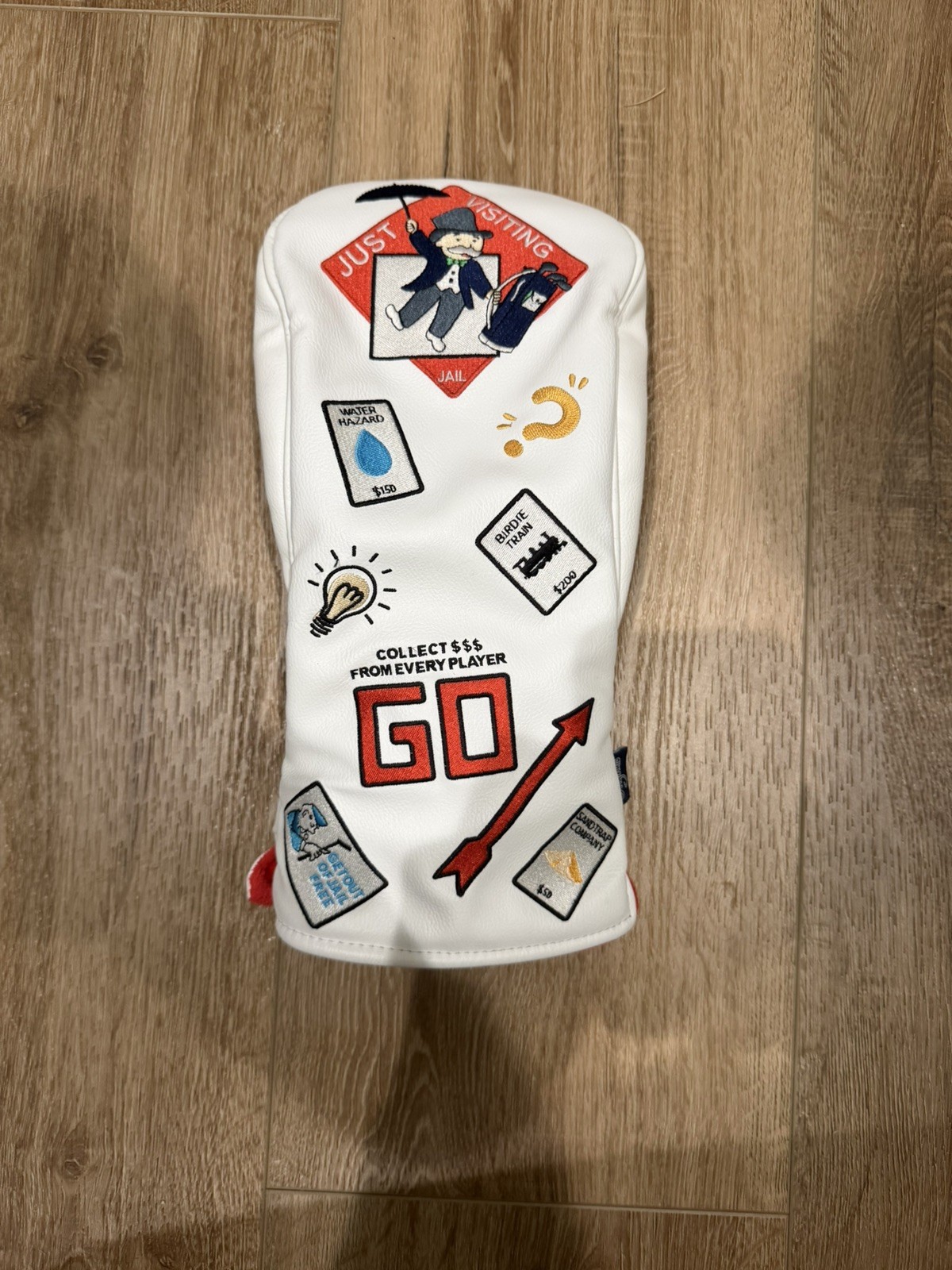 Get Out of Jail Free Birdie Train PRG Originals Golf Driver Headcover, New