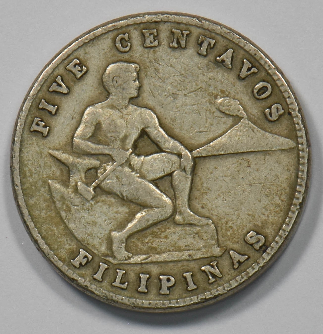Philippines U.S. (1898-1946) 1915-S 5 Centavos Eagle and Shield P902807 combine Philippines U.S. (1898-1946) 1915-S 5 Centavos Eagle and Shield P902807 combine