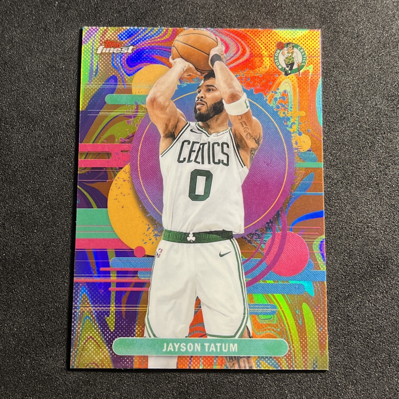 JAYSON TATUM Oil Spill Refractor SP Uncommon 2025-26 Topps Finest Basketball 136