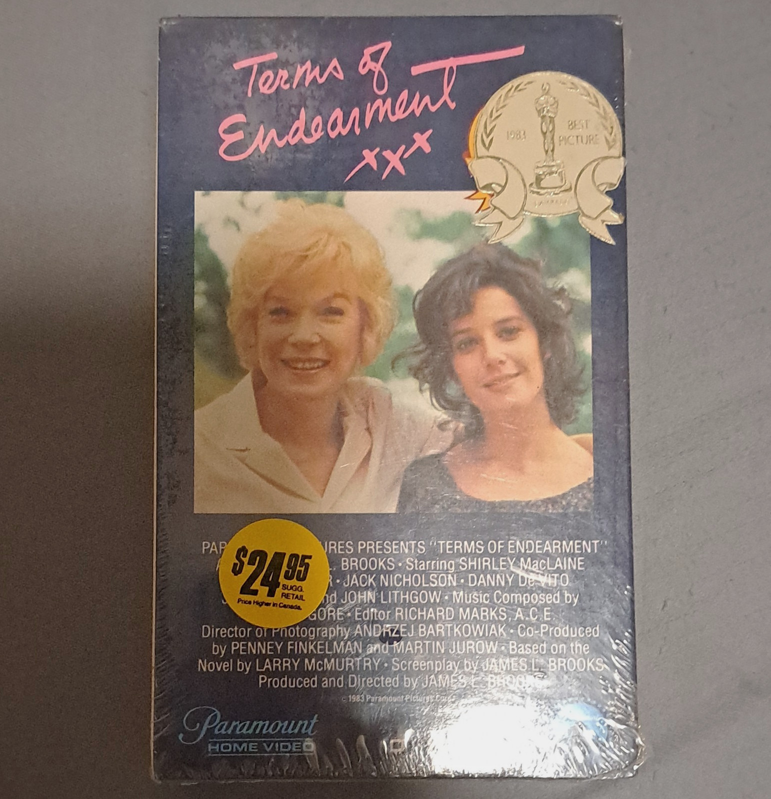 Factory Sealed Beta Max Terms of Endearment Paramount PG Full Screen