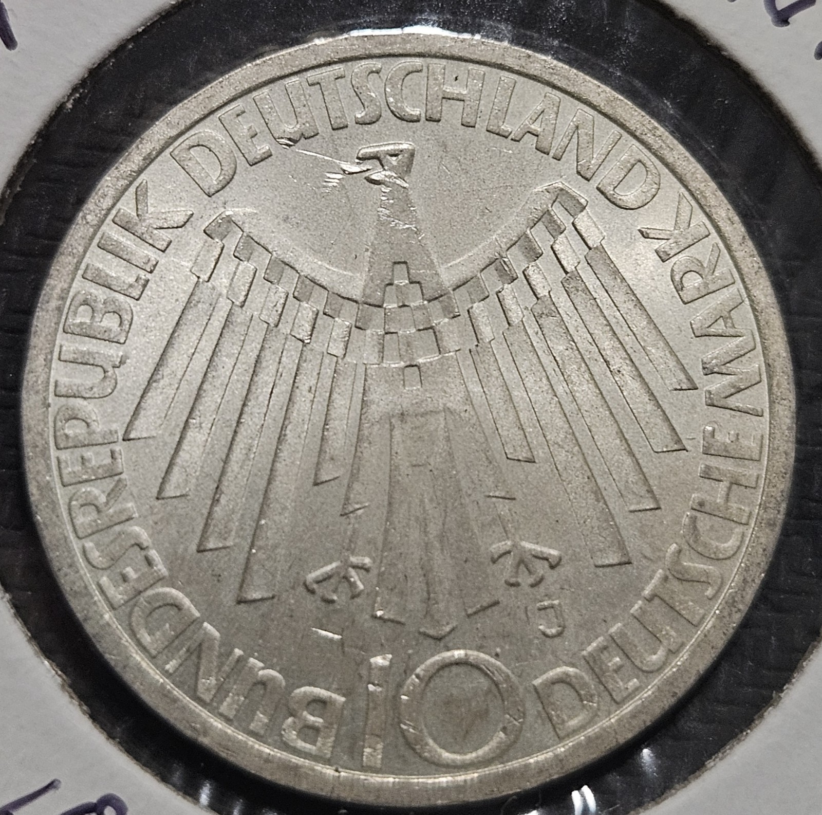 1972 J Germany 10 Mark XX  Summer Olympic Games