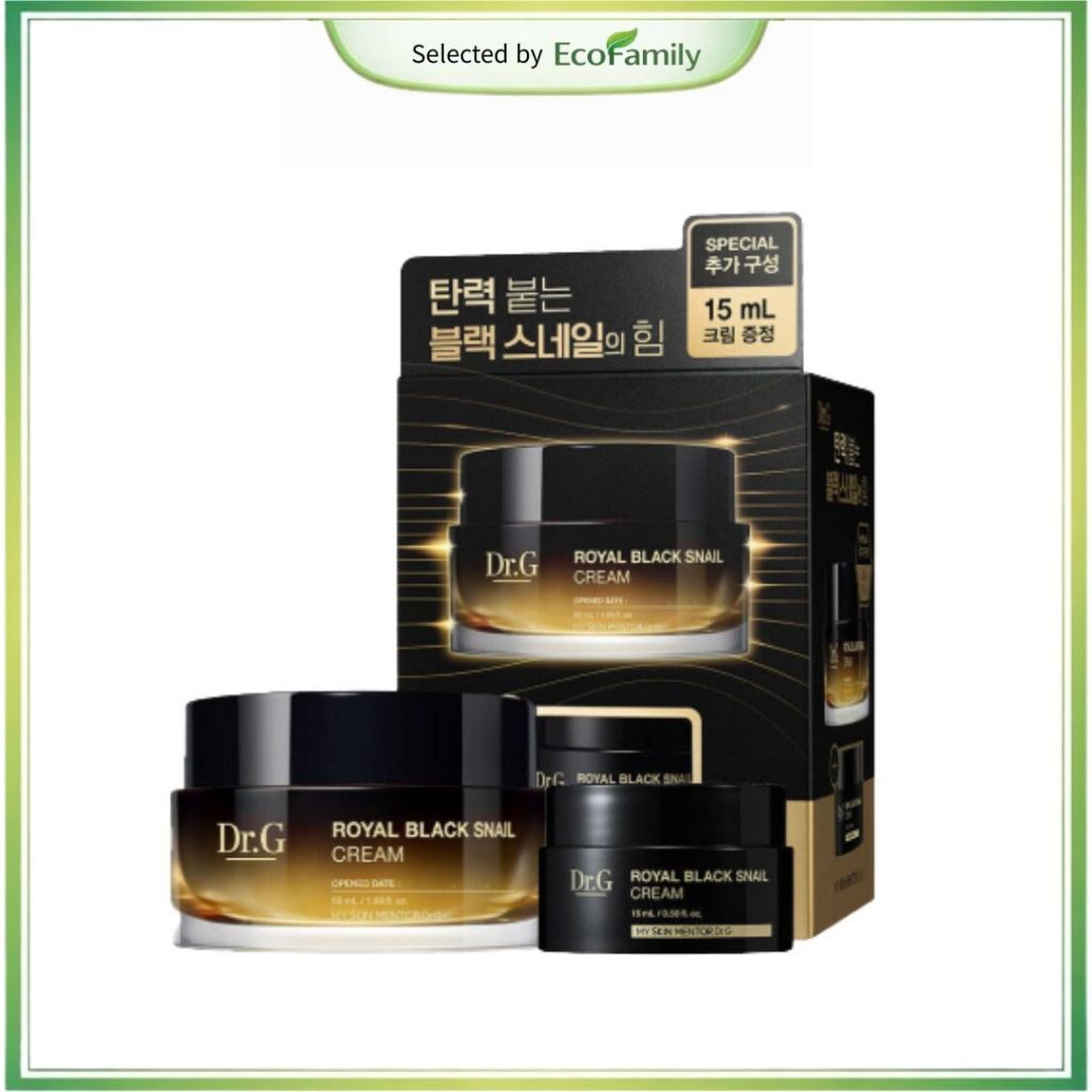 [Dr.g] Royal Black Snail Cream 50ml + 15ml