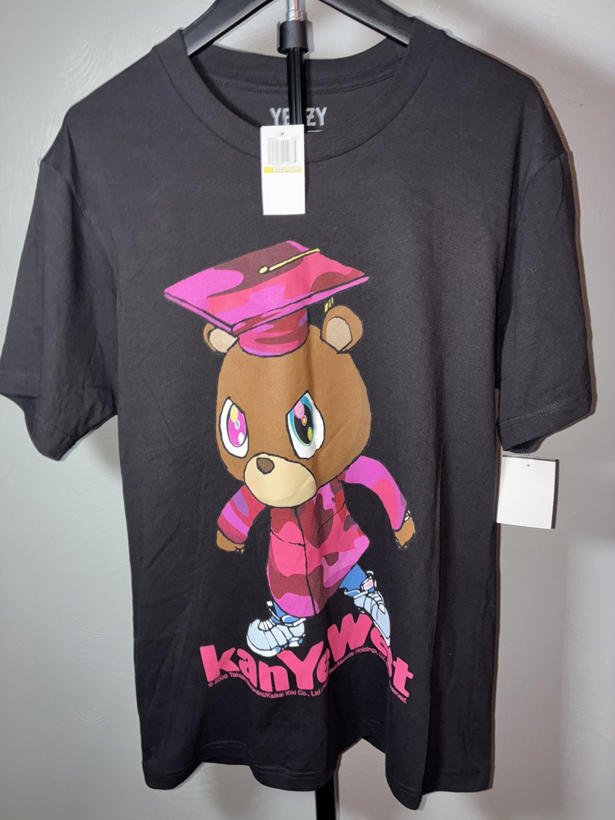 Kanye West x Takashi Murakami Men\'s T Shirt 2009 Graduation Bear Size M
