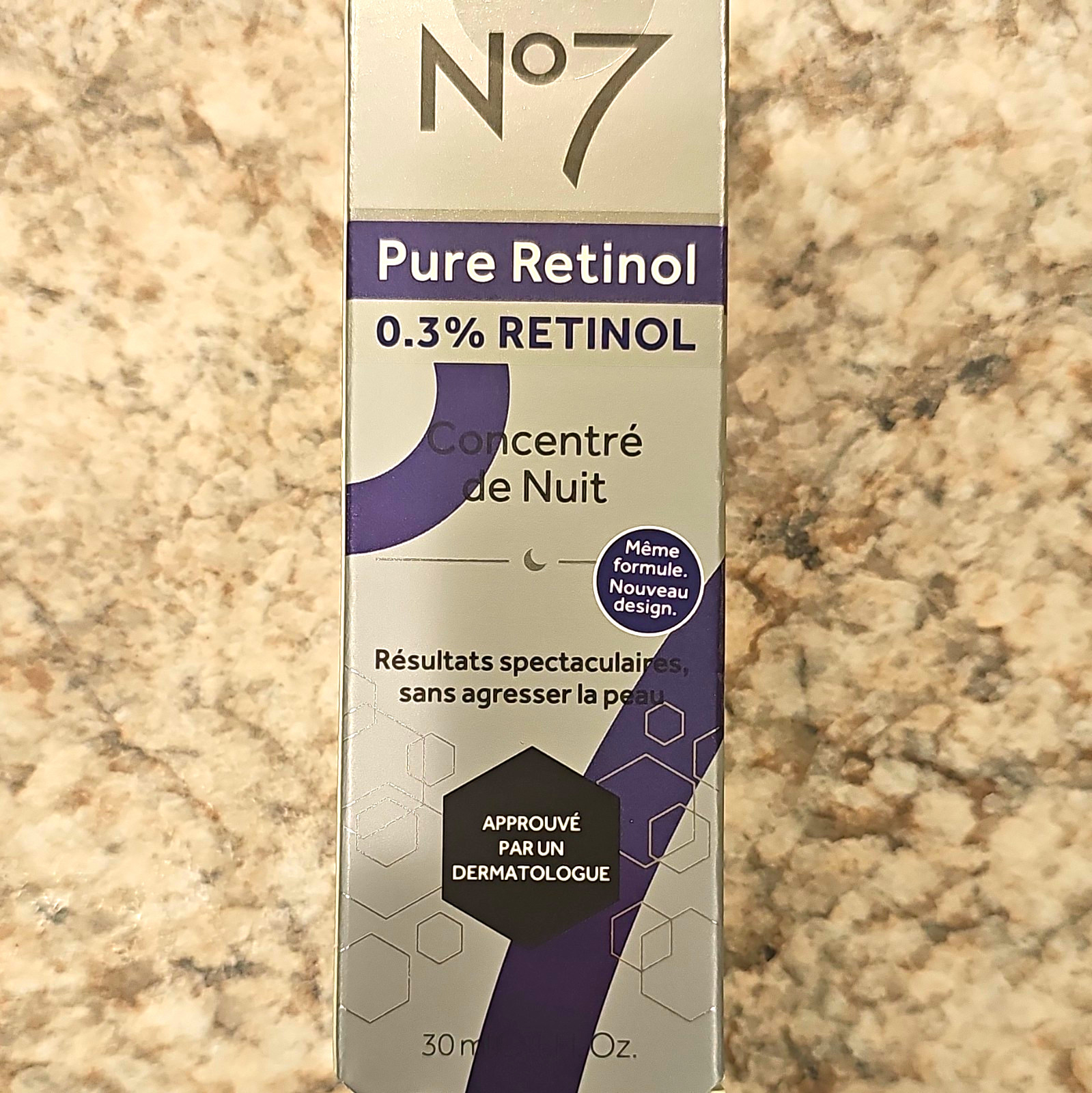 No7 Pure Retinol 0.3% Collagen Peptide Fragrance-Free Night Concentrate 30ml No7 Pure Retinol 0.3% Collagen Peptide Fragrance-Free Night Concentrate 30ml