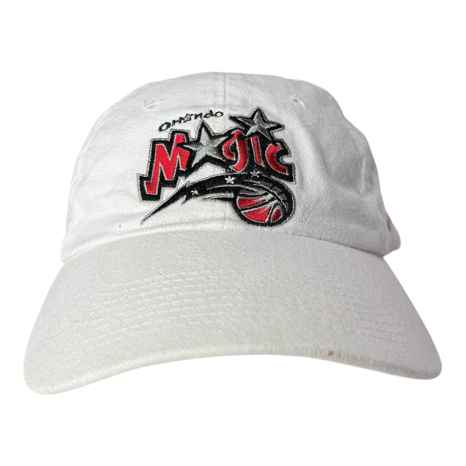 Vintage Orlando Magic Florida Hospital White Strapback Hat NBA Embroidered Cap