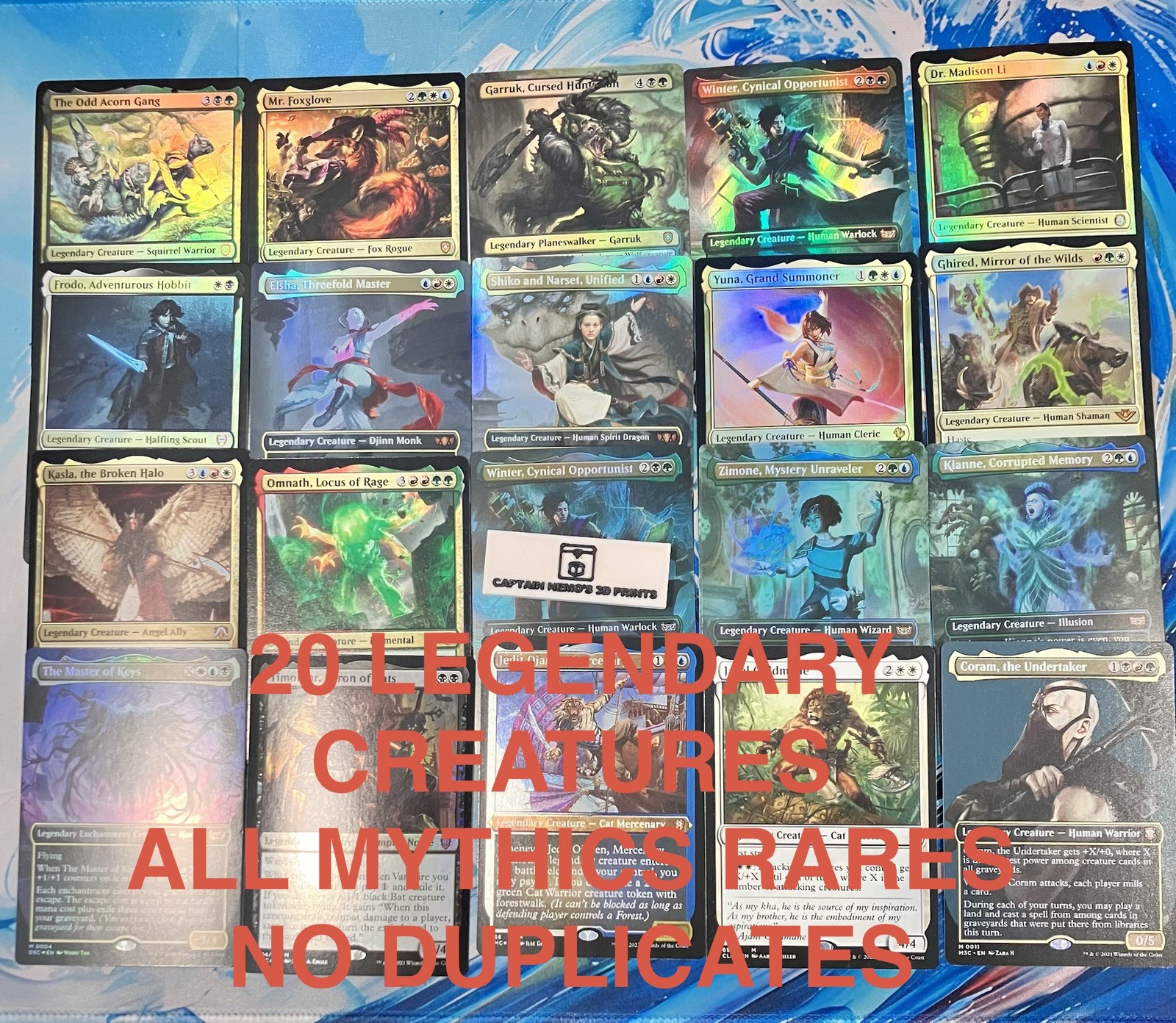 20MYTHIC ONLY Legendary creature commander Collection Lot of MTG NM LP BULK