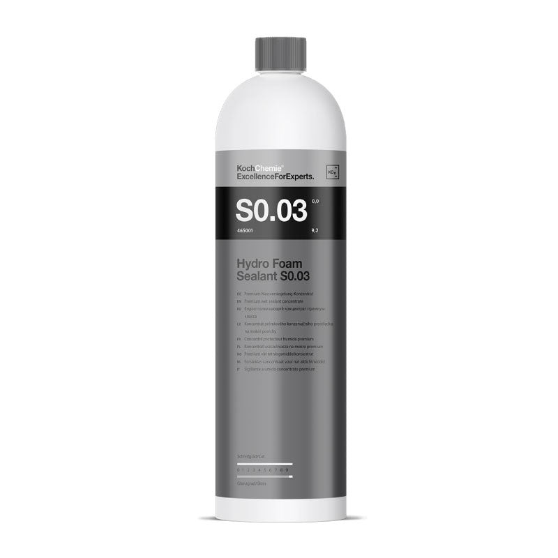 Koch Chemie Hydro Foam Sealant S0.03 1L | Hydrophobic Wash Sealant Koch Chemie Hydro Foam Sealant S0.03 1L | Hydrophobic Wash Sealant