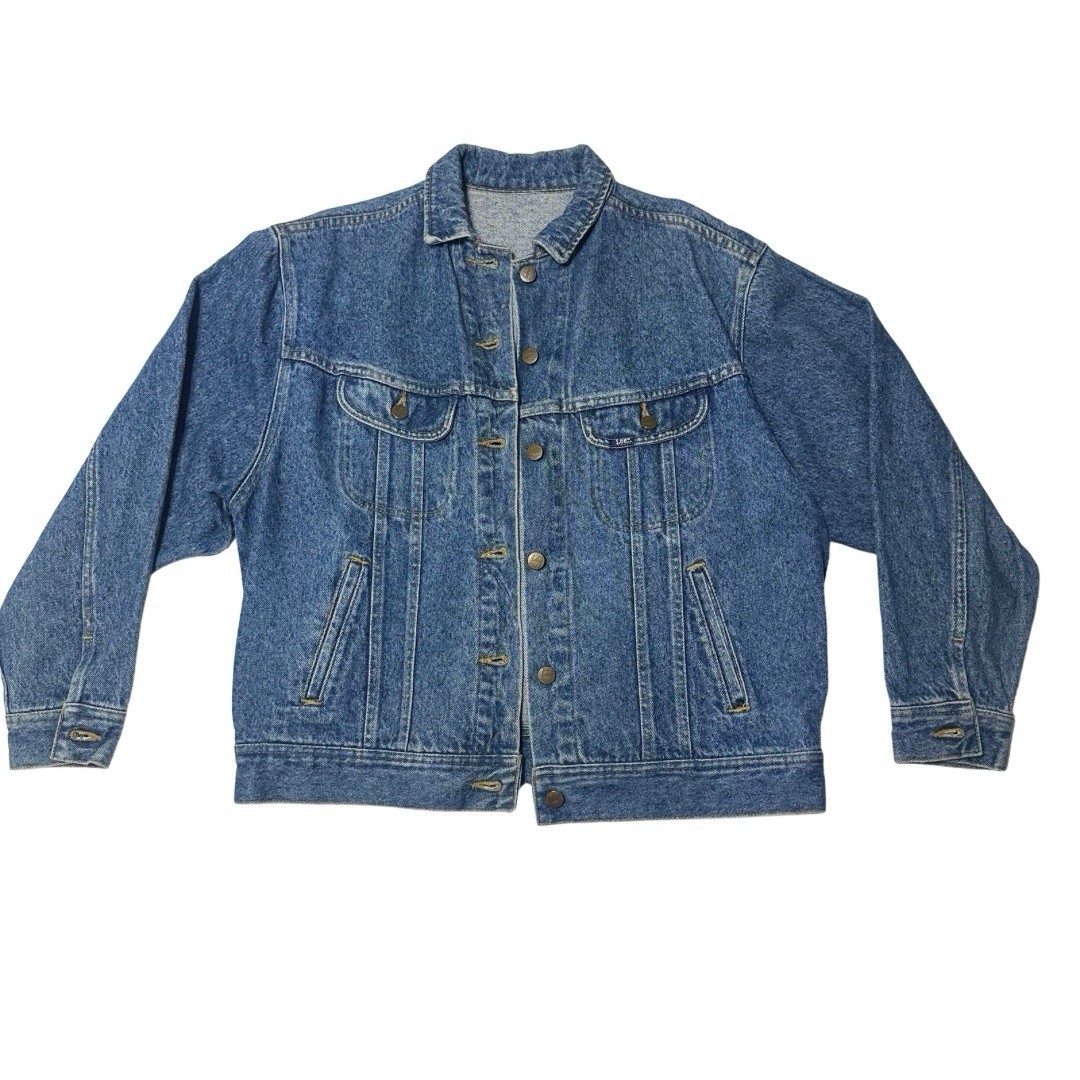 Vintage Lee Riders Denim Trucker Jacket Men\'s M/L Blue Union Made USA Vintage Lee Riders Denim Trucker Jacket Men\'s M/L Blue Union Made USA