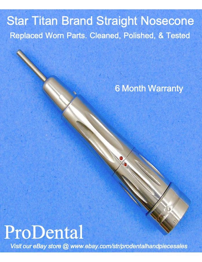 Star Titan Brand Straight Nosecone Dental Handpiece Attachment - ProDental Star Titan Brand Straight Nosecone Dental Handpiece Attachment - ProDental