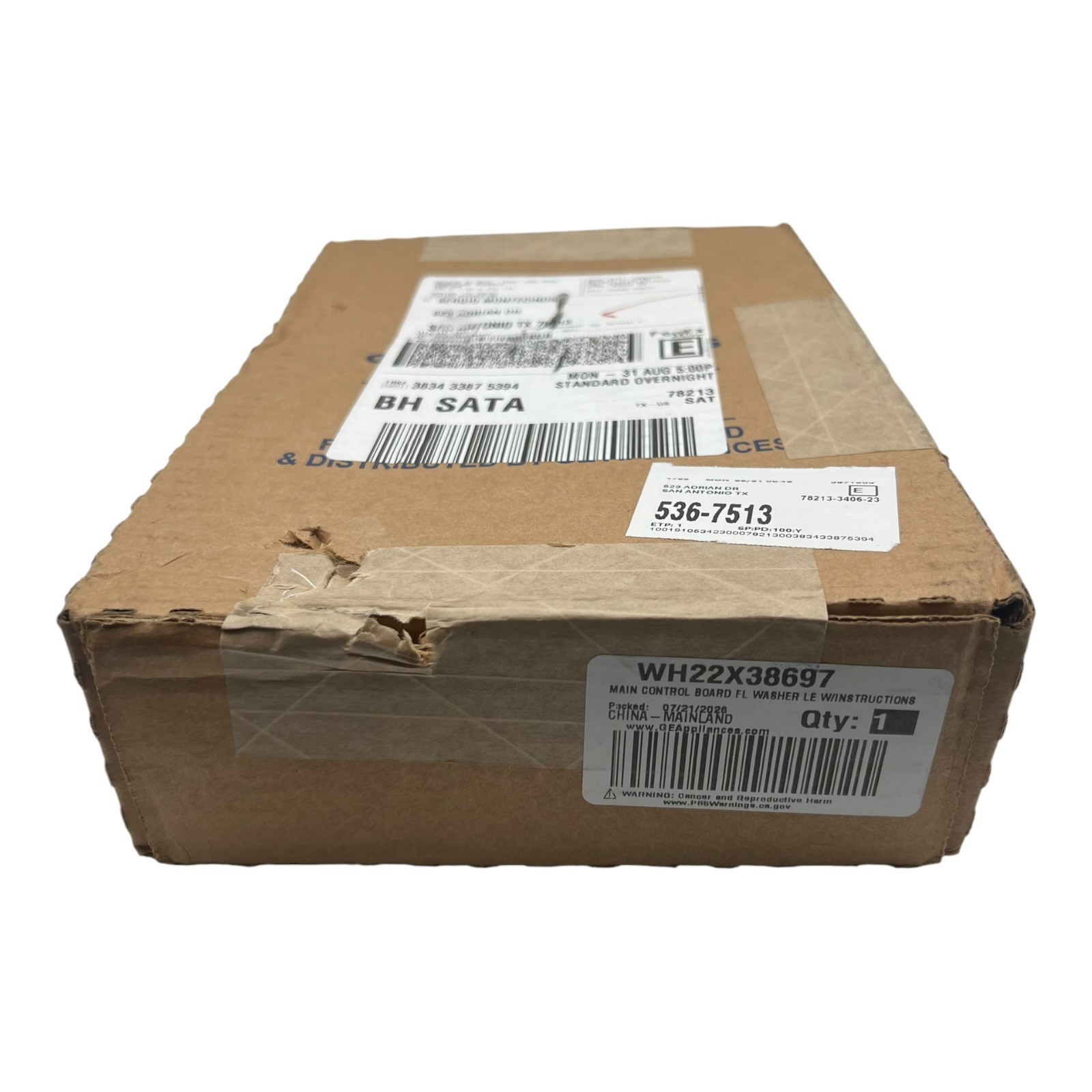 GE Washer Control Board WH22X38697
