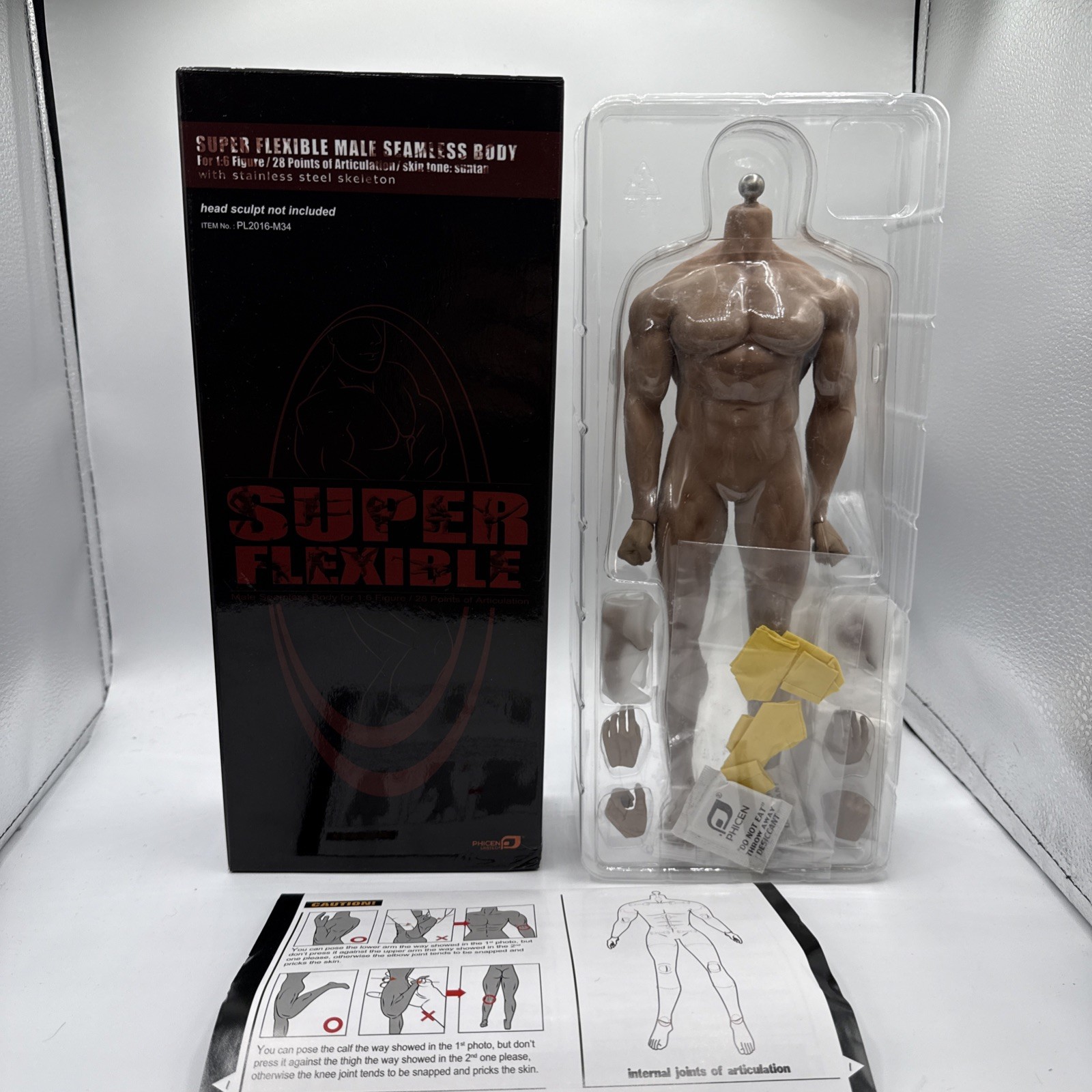 TBLeague Phicen M35 Super-Flexible Male Seamless Muscular Body 1/6