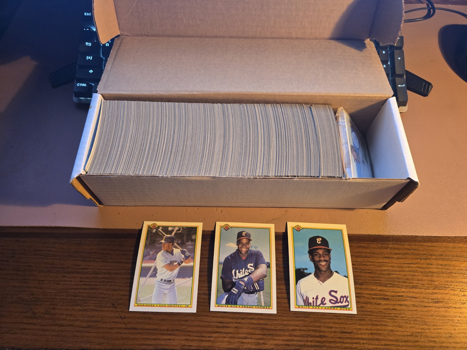 1990 Bowman Baseball- Complete 1-528 Card Set + 11 Card Art Insert Set Thomas RC 1990 Bowman Baseball- Complete 1-528 Card Set + 11 Card Art Insert Set Thomas RC