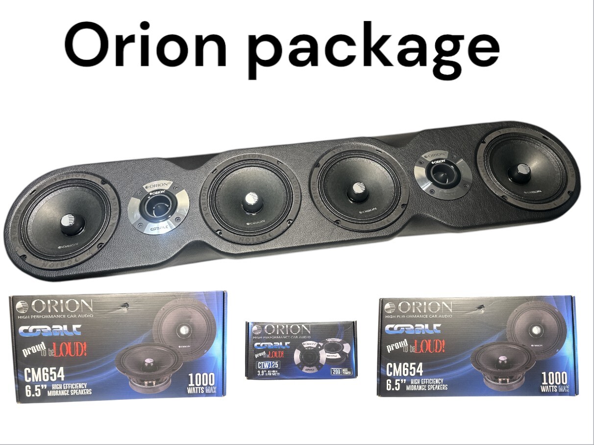 Universal 38” speaker rack w/ 4x 6.5\