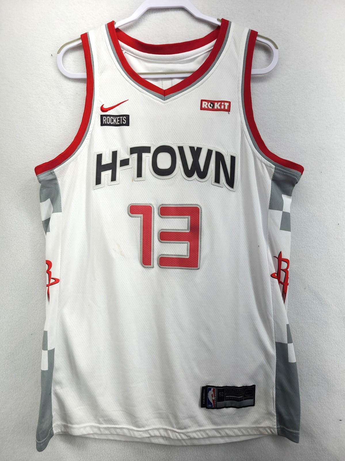 Nike James Harden 2019 H-Town City Swingman Jersey Houston Rockets Size 52 