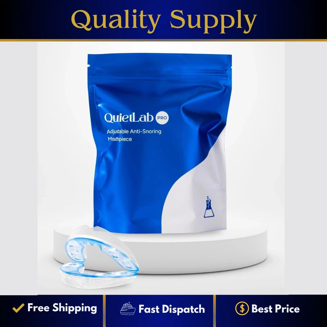 QuietLab Pro Adjustable Anti-Snoring Mouthpiece - BPA-Free Medical ing)