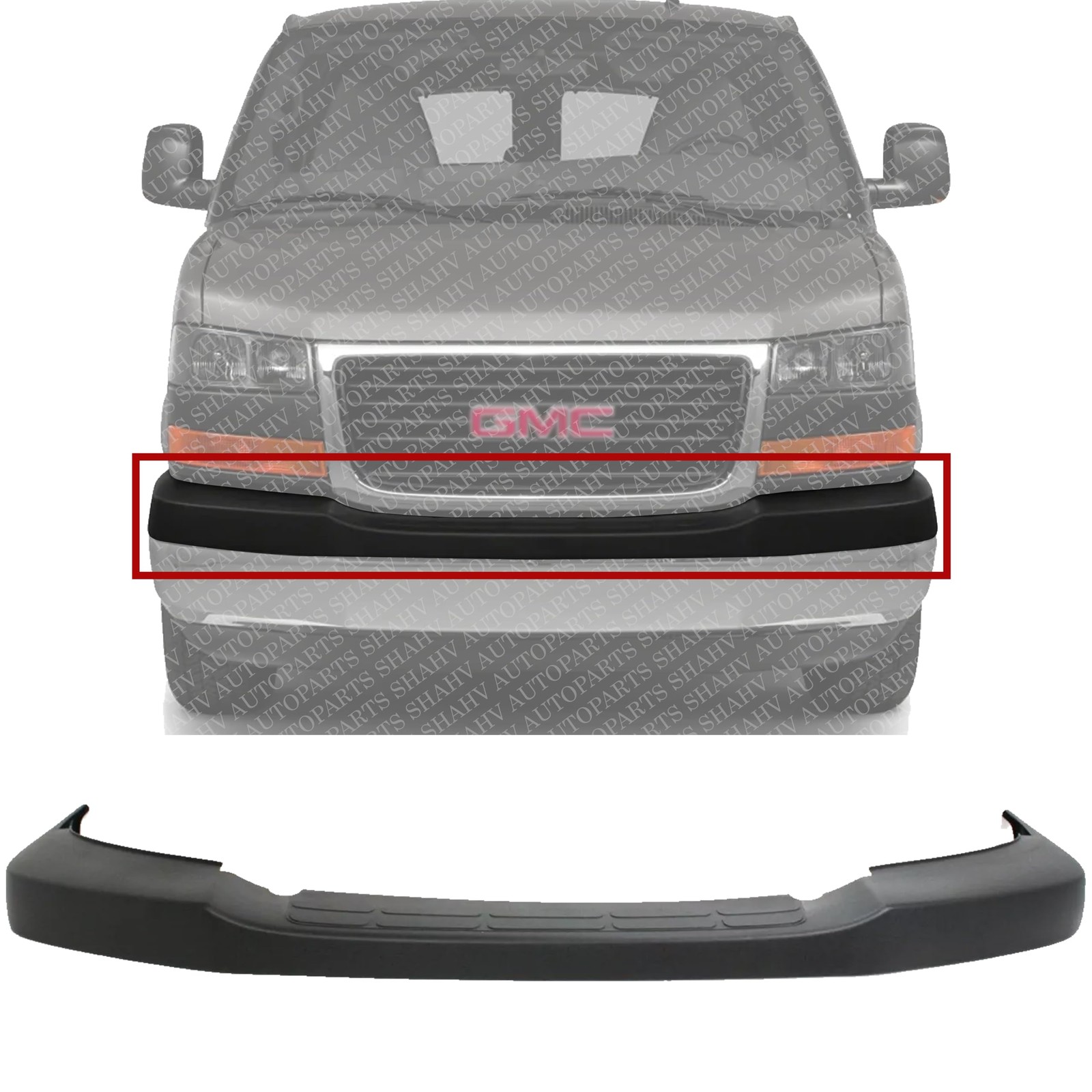 Front Bumper Upper Cover Textured Plastic Direct Replacement Compatible