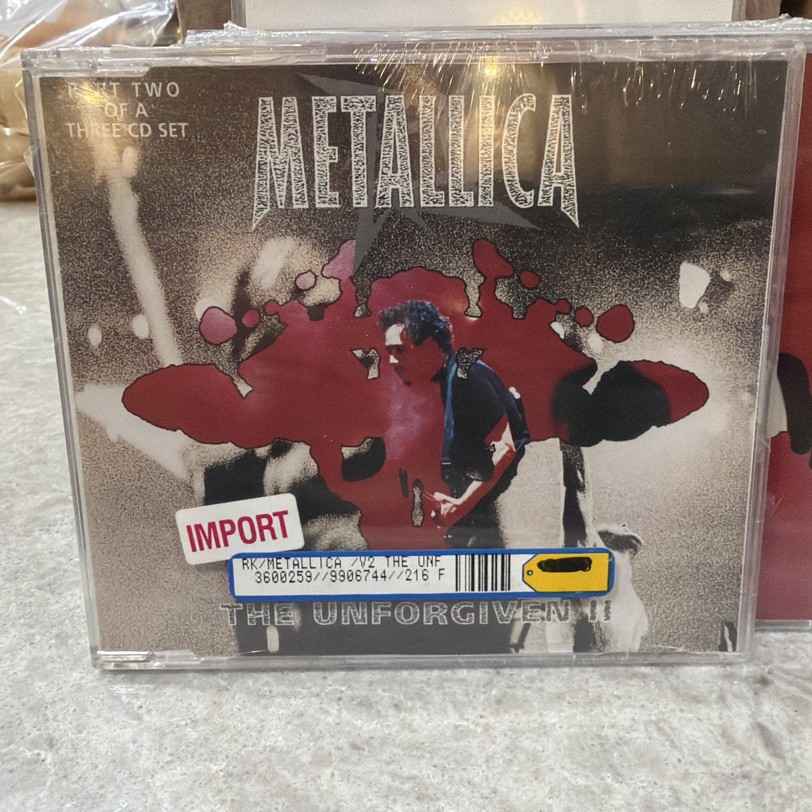 Metallica The Unforgiven II CD Single 1998 Vertigo METDD 17 RARE Part 2 568 557-
