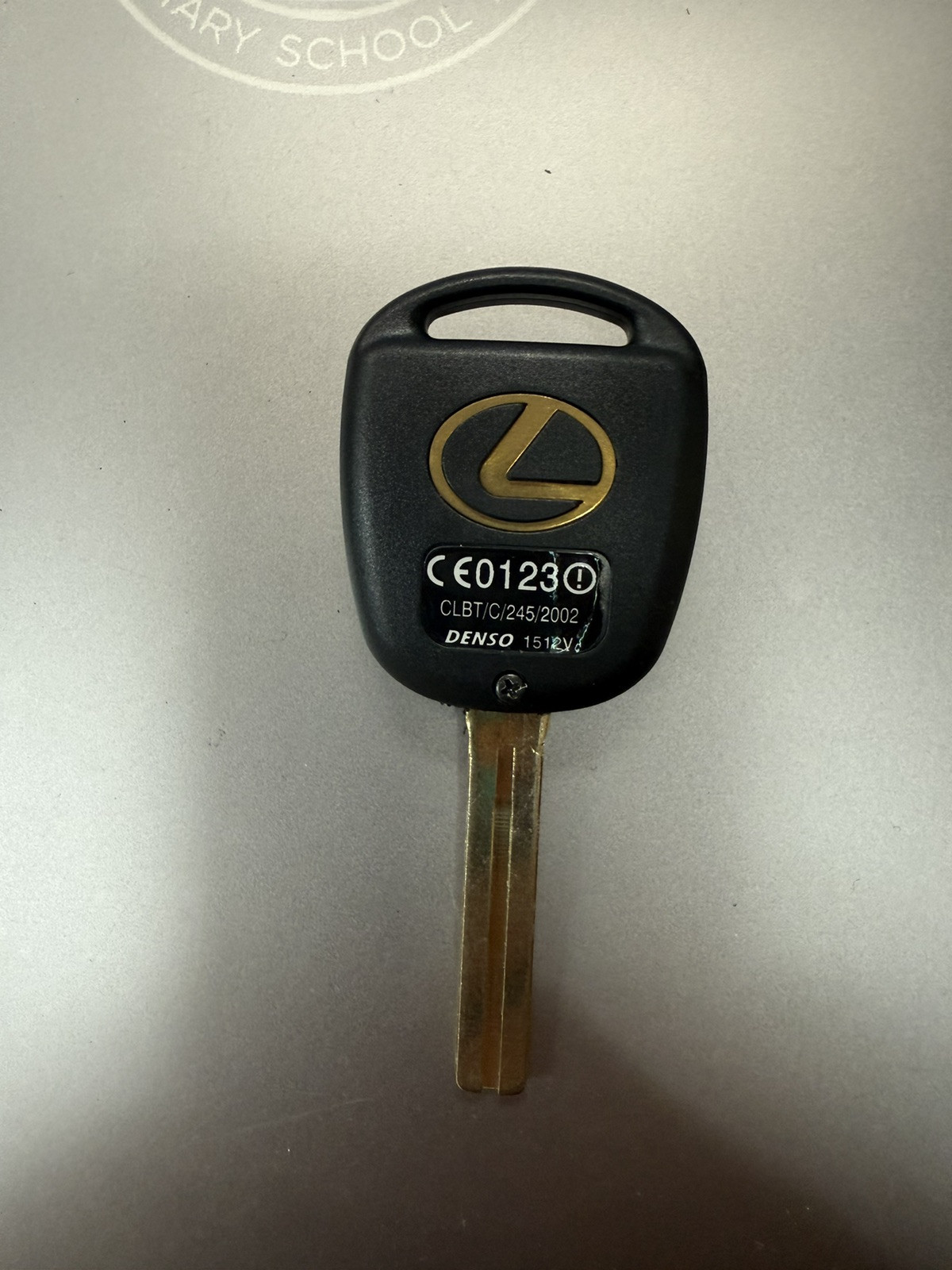  New Replacement Key Case Shell Keyless Remote Fob Uncut Blade Lexus Gold Logo