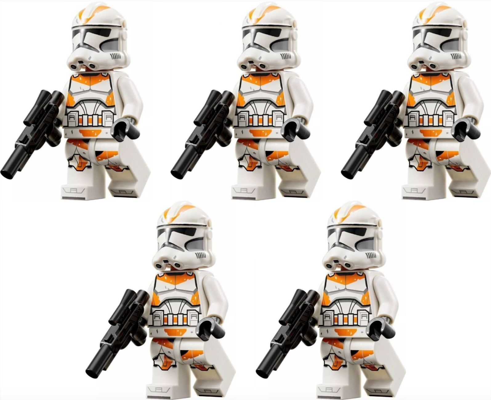 LEGO Star Wars 212th Clone Trooper Phase 2 Minifigure LOT of 5x - SEALED IN BAG