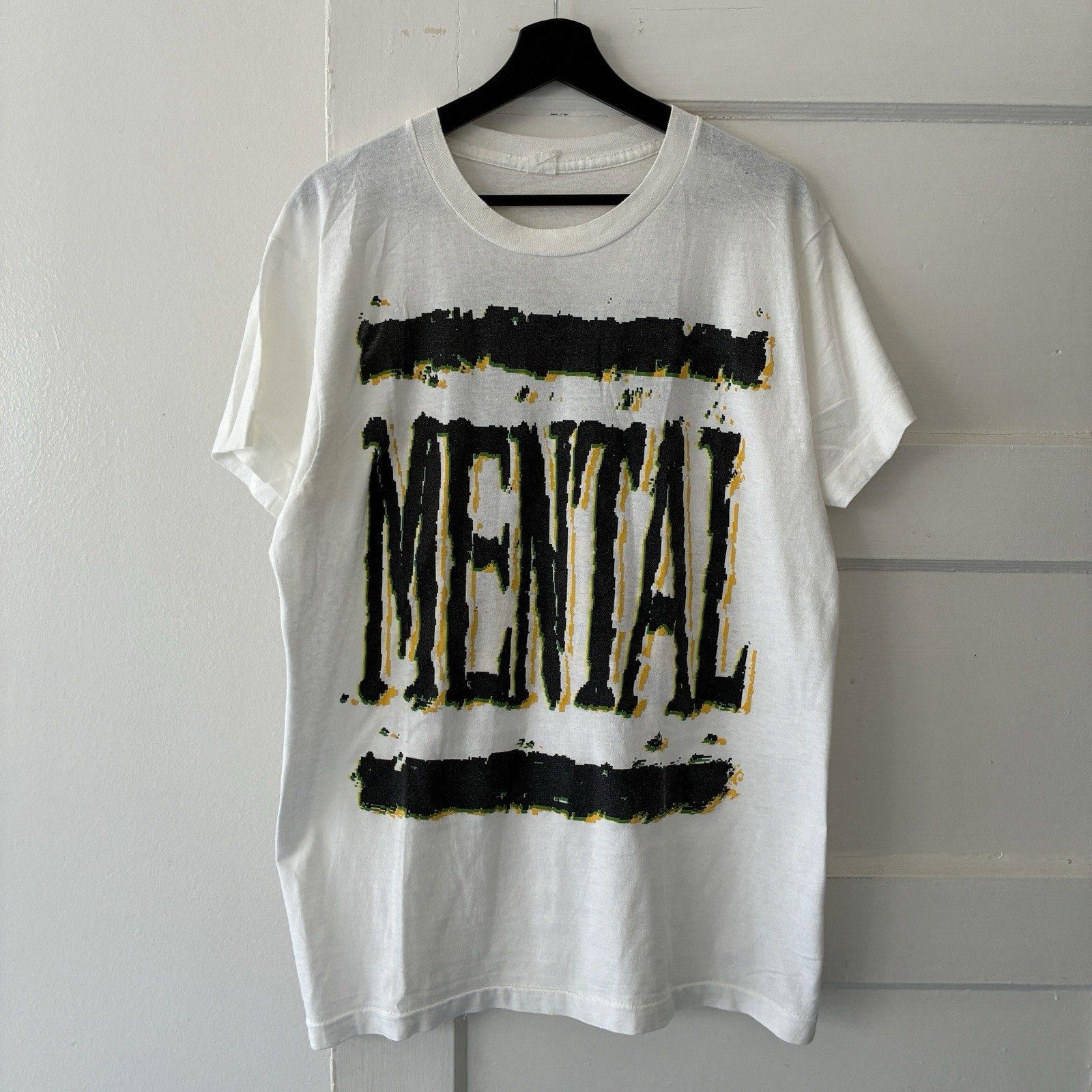 Vintage 1990 bell bib devoe poison shirt xl