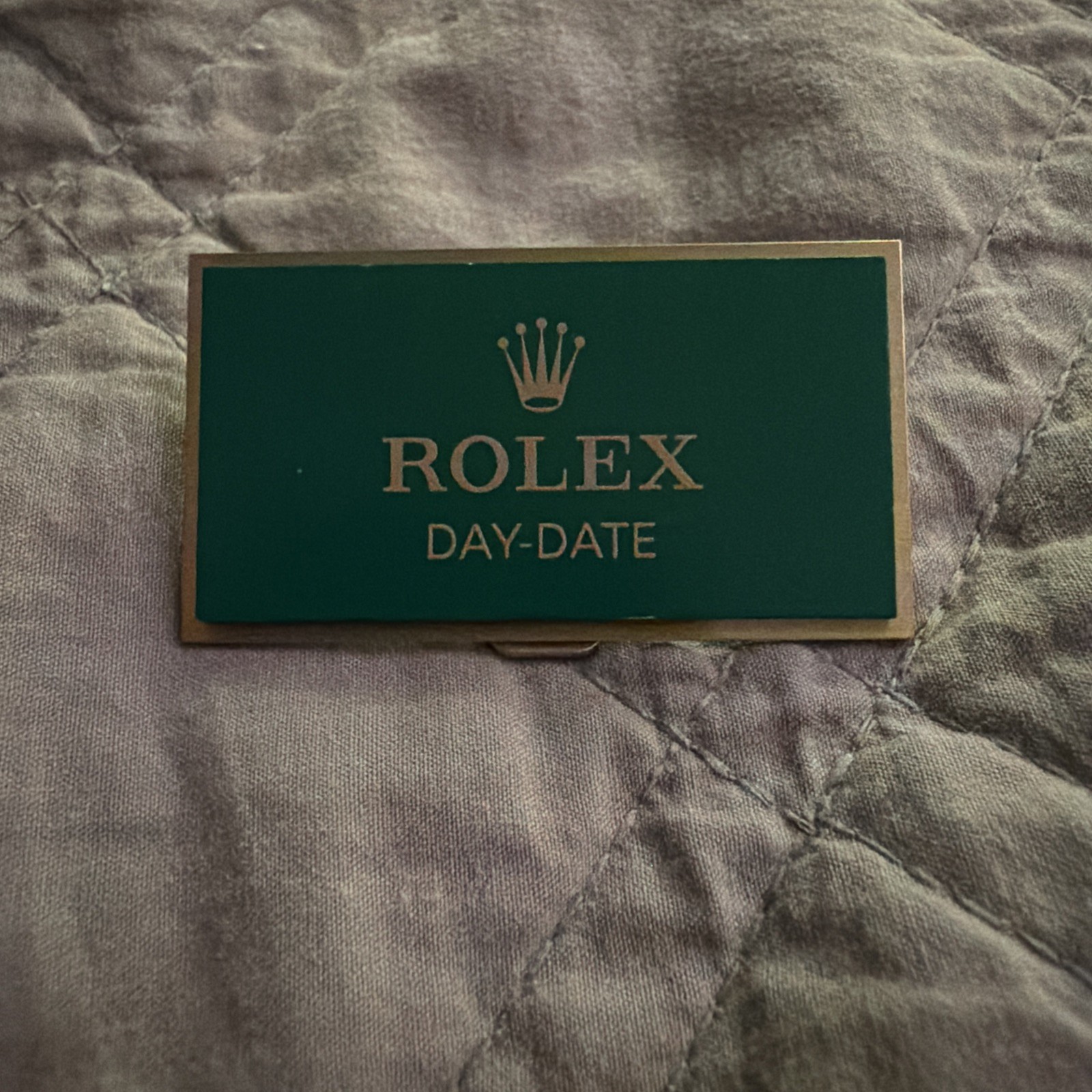 Rolex Authorized Dealer Display Clip Signs tag- Day Date- Rare Item authentic Rolex Authorized Dealer Display Clip Signs tag- Day Date- Rare Item authentic