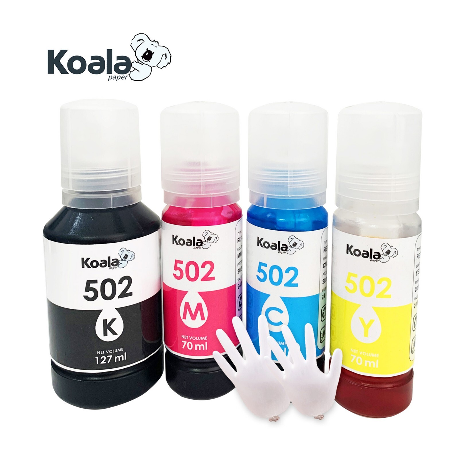Lot Koala Ink Refill Kit Fit Epsn. 502 Ink EcoTank 2760 4760 3760 2750 ST-2000