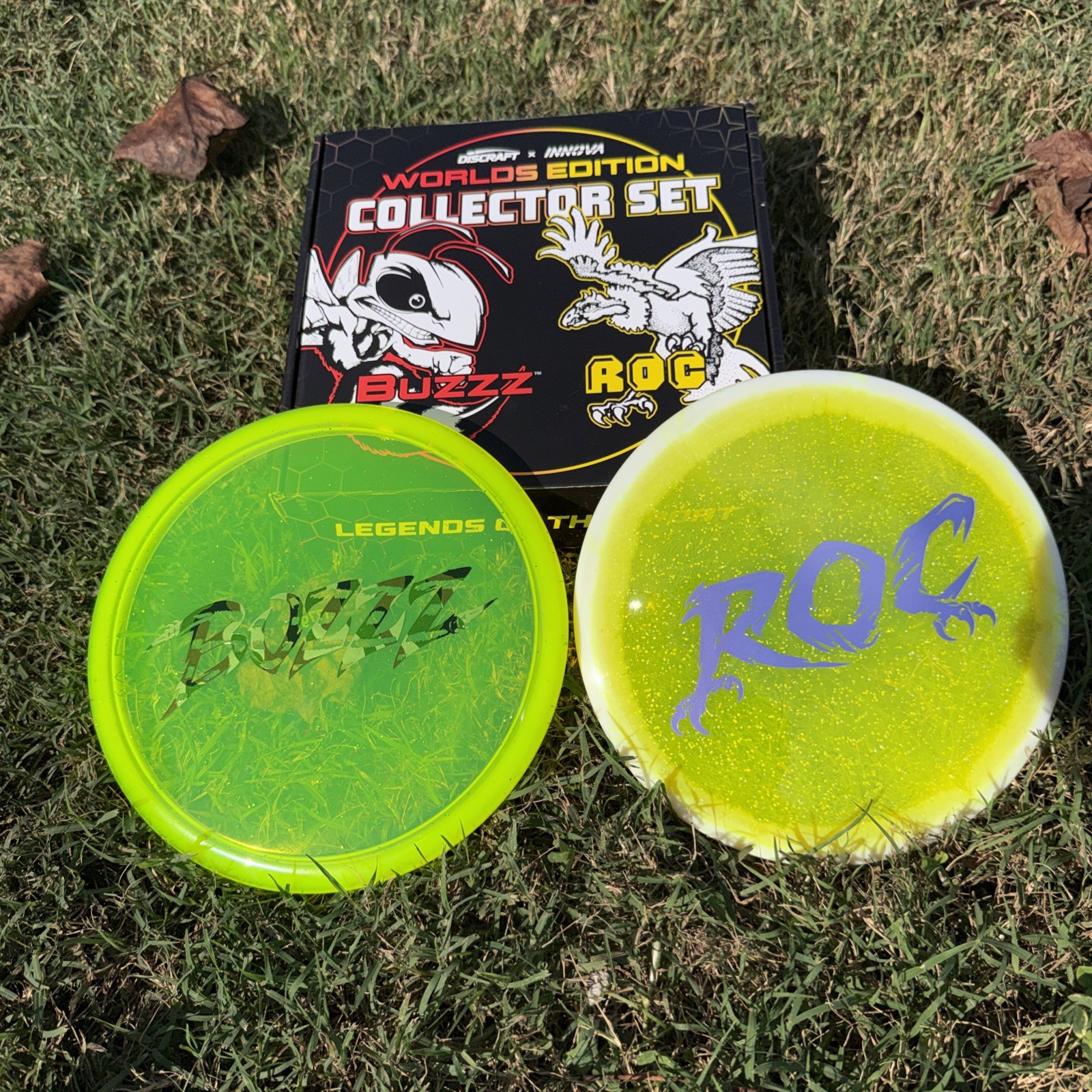 NEW 2026 Worlds Discraft &Innova Signature Pack - Roc and Buzzz -Disc Golf NEW 2026 Worlds Discraft &Innova Signature Pack - Roc and Buzzz -Disc Golf