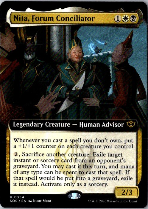 Nita, Forum Conciliator (Extended Art) Secrets of Strixhaven 354 Near Mint