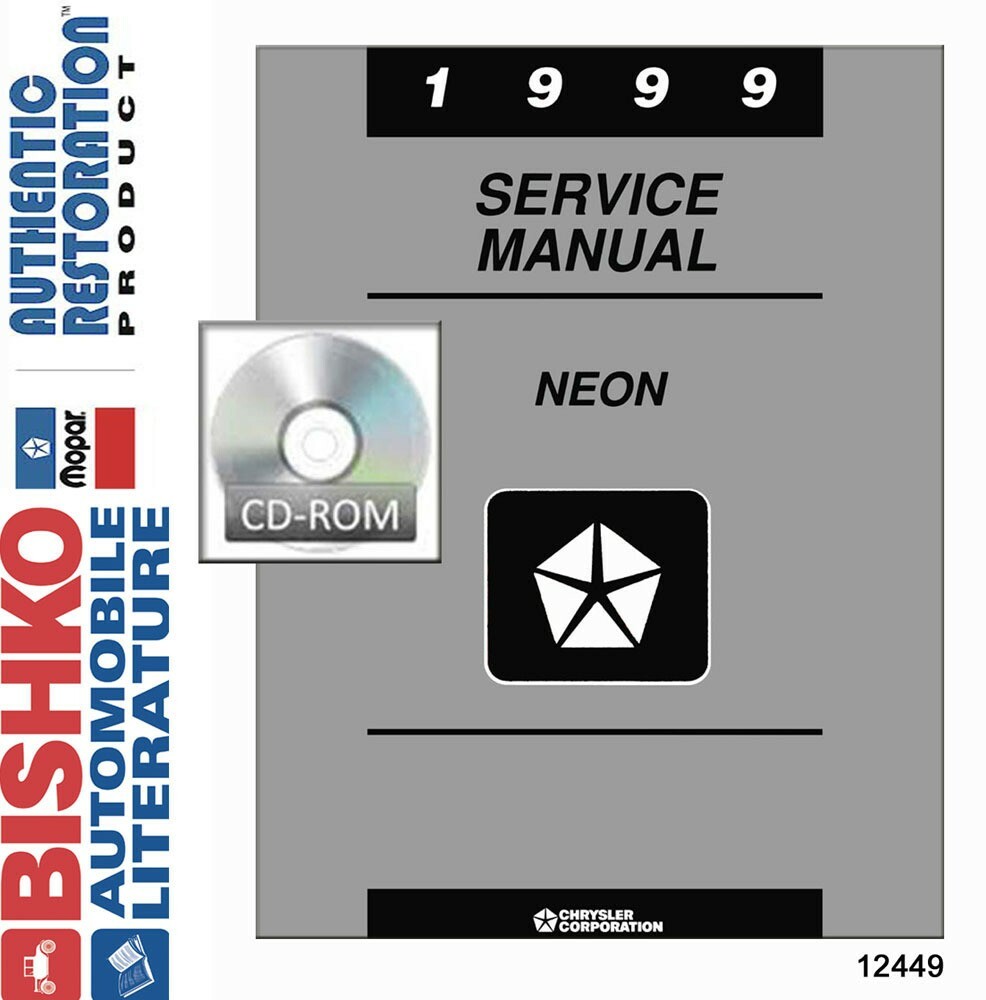 1999 Chrysler Neon Factory Shop Service Manual CD