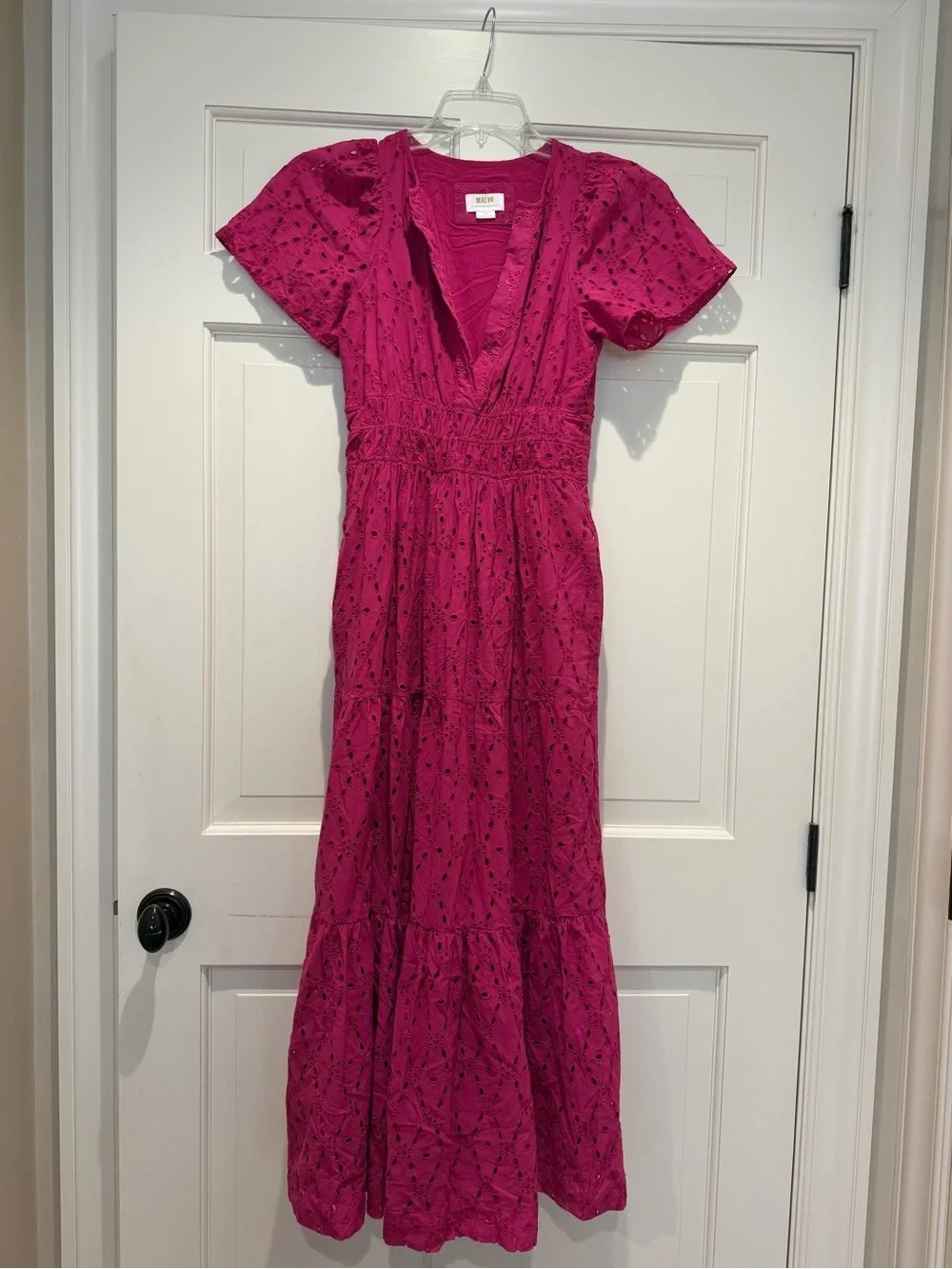 Anthropologie Maeve Eyelet Maxi Dress