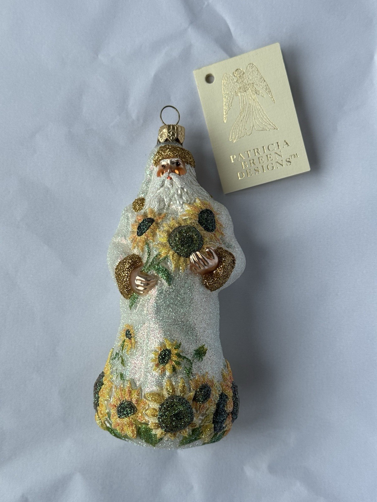 Patricia Breen Ornament Santa FOR YOU VINCENT VAN GOGH SUNFLOWERS New With Tag