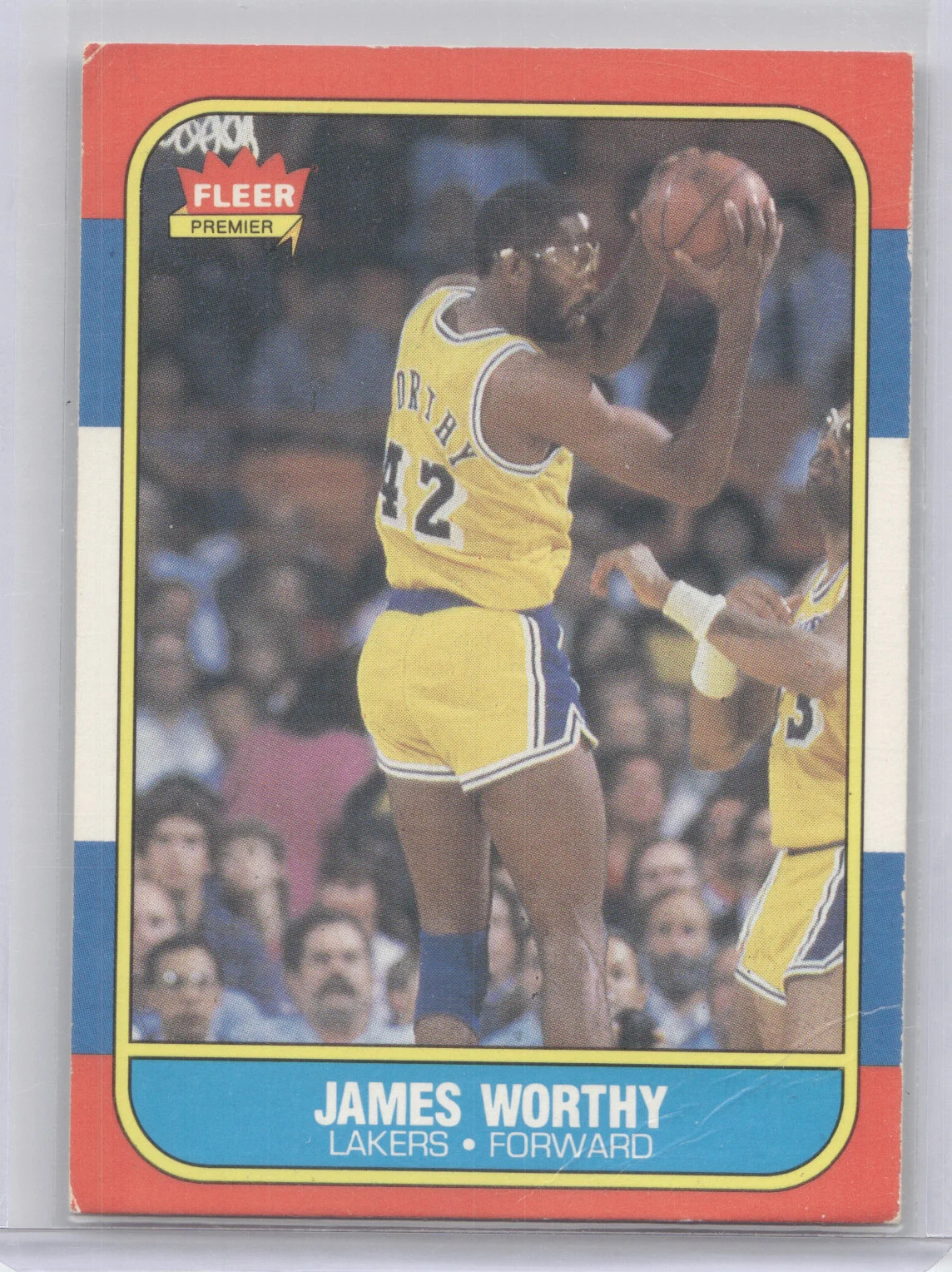 1986 Fleer James Worthy #131
