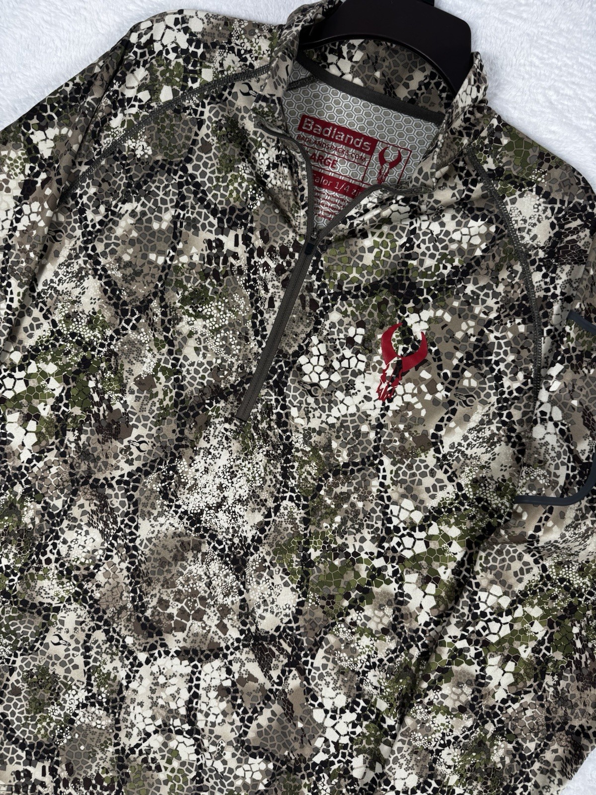 Badlands Calor 1/4 Zip Pullover Long Sleeve Shirt Men\'s Large Digi Camo Hunting Badlands Calor 1/4 Zip Pullover Long Sleeve Shirt Men\'s Large Digi Camo Hunting