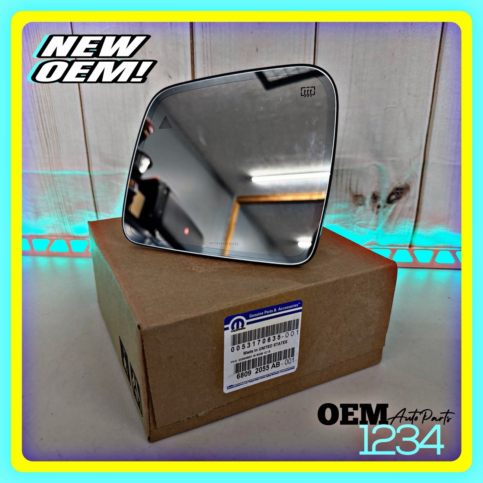 🔥2011-2026 Dodge Durango & Jeep Grand Cherokee Left Driver Side Mirror Glass