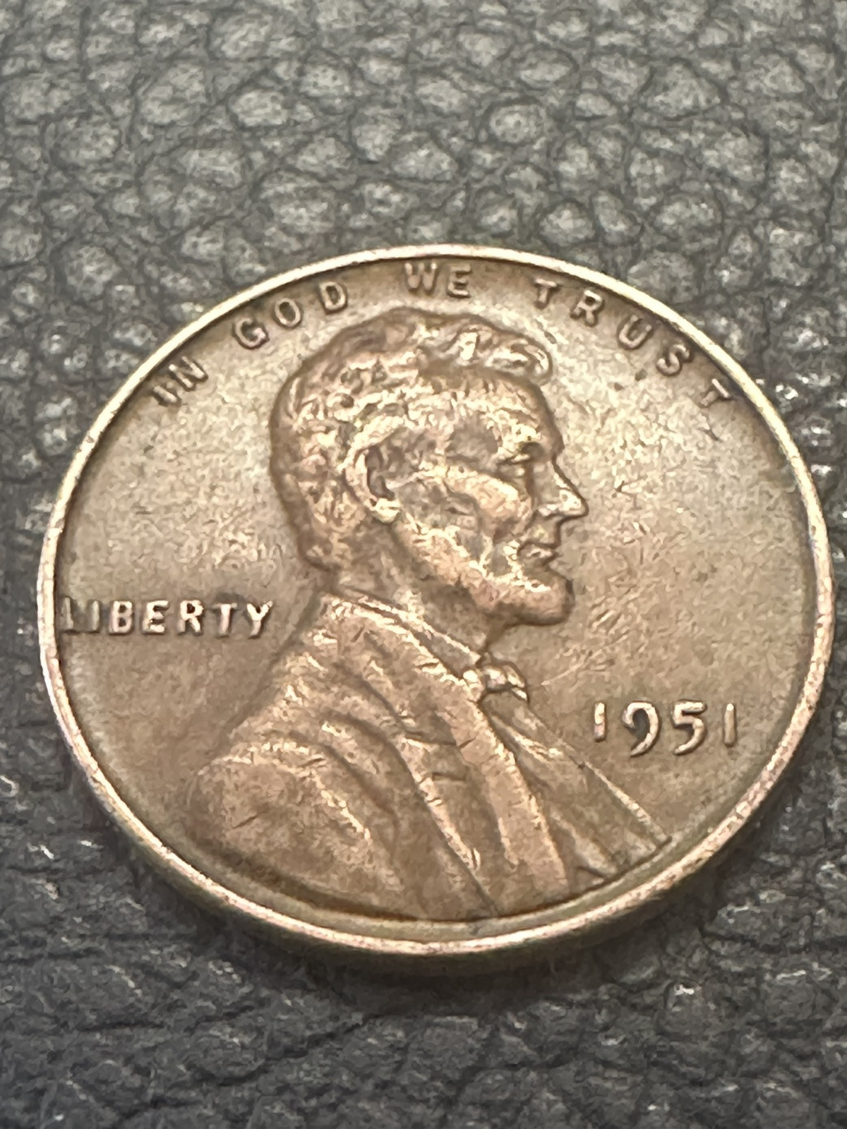 RARE 1951 Lincoln No Mint Mark Wheat Penny 1 Cent . Rim Error: “L” In Liberty RARE 1951 Lincoln No Mint Mark Wheat Penny 1 Cent . Rim Error: “L” In Liberty